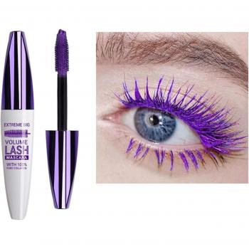 Mascara Fibre 4D Purple Eau‑Résistant Lisade