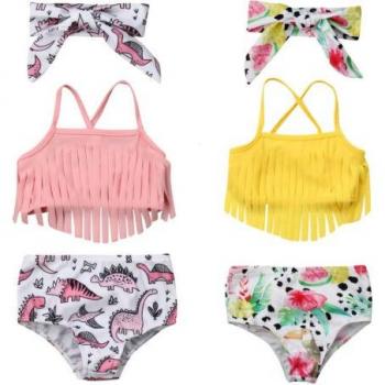 Toddler Halter Swimwear Set for Girls