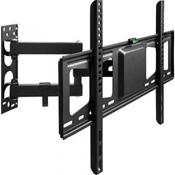 TecTake Support Mural TV Universel inclinable et pivotant pour écrans Plats Vesa Max. 600x400 | pour 32-60