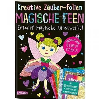 Kreative Zauber-Folien: Magische Feen: Set mit 10 Zaubertafeln, 20 Folien und Anleitungsbuch