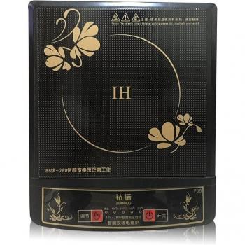 Black Crystal Induction Cooktop 2000W