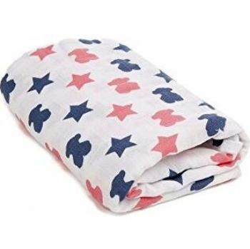 Muselina 98x118 cm Tous Baby Muse con bolsa osos y estrellas