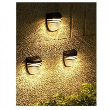 Faretto Applique Led Giardino con Energia Solare 3W – Bianco Caldo (YH0613)