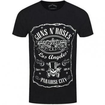 Black Guns N' Roses Paradise City Men's T‑Shirt