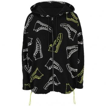 Doris Streich Soft-Touch Sweatjacke – Schwarz, 44