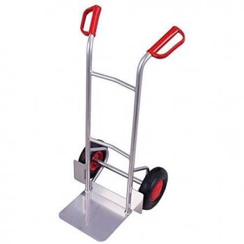 Diable en aluminium 150 kg H x L 1100 x 562 mm roues gonflables