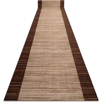 RUGSX 133 cm Brown Runner Stripe