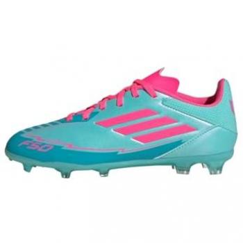 Adidas F50 League Messi Kids – Lucid Pink & Cyan Combo