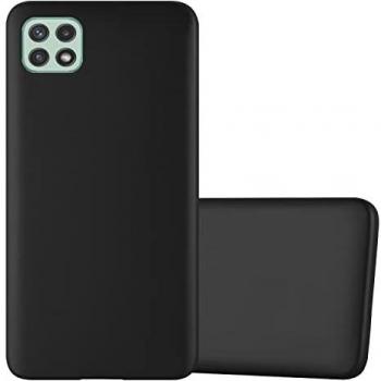 Samsung Galaxy A22 5G Cadorabo Schutzcase in mattem Metall‑Schwarz