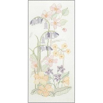 Seasonal Threadwork „Frühling“ – 13×29 cm – Pattern Panels (DWSP01)