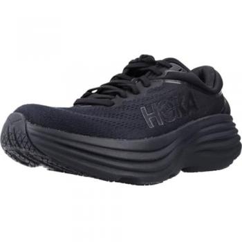Bondi 8 HOKA Women – Chaussure de running, Noir, Pointure 36 2/3, Tissu ventilé