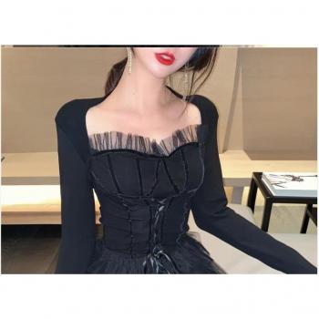 High Waist Victorian Gothic Lolita Dress