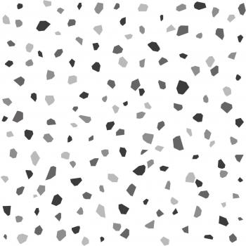 Terrazzo Noir, Blanc & Gris – Papier Peint Estahome