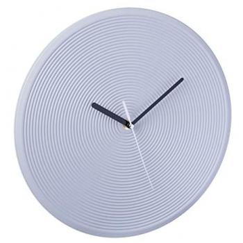 Orologio Relaxdays, Design Moderno, Ø 30,5 cm, Batteria, Grigio