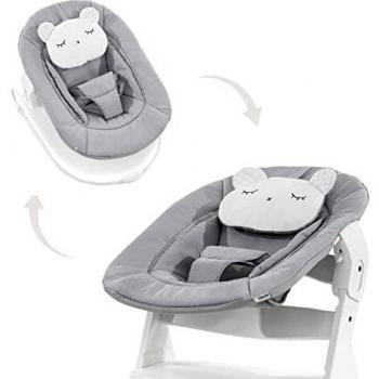Hamaca Trona Hauck Alpha Bouncer 2 en 1 Pastel Bear Gris