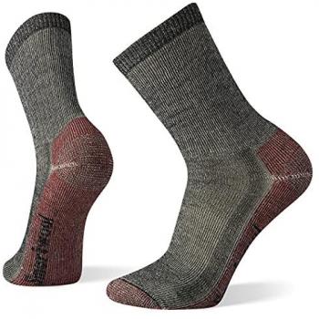 Smartwool Calcetines de Trekking Full Cushion Gris-Rojo, Mediano/Grande