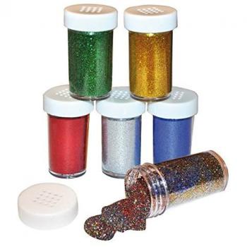 TwinkleTrove 6 Basic Colours 20g Glitter Set – Playbox Brand