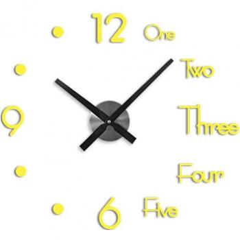 Reloj de Pared Grande DIY