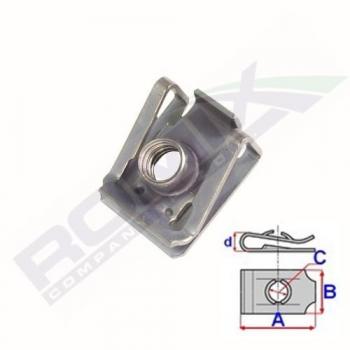 ROMIX Clip de fixation BMW C70448 07147133884 pour les modèles BMW 3 Limousine (E90), 1 Schrägheck (F20), 5 Limousine (F10), 1 Schrägheck (E81), X1 (E84), X3 (F25), X5 (F15, F85) et Z4 Roadster (E85)
