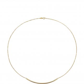 Damen‑Collier „Glanz“ in Gelbgold – WENZ