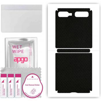 Protector Adhesivo Trasero Samsung Galaxy Z Flip (Primer Modelo), Película Envolvente, Papel de Aluminio