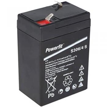 Exide Powerfit S306/4S Blei Akku 6V 4500mAh Faston 4,8 mm
