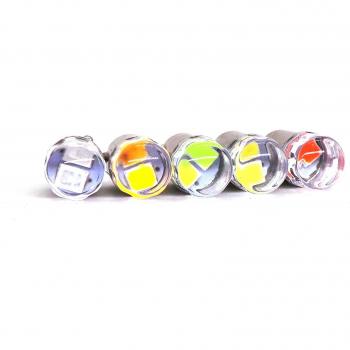 Lampadina LED BA9S a 6 pezzi, 12V CANBUS, 140 lm, Bianco