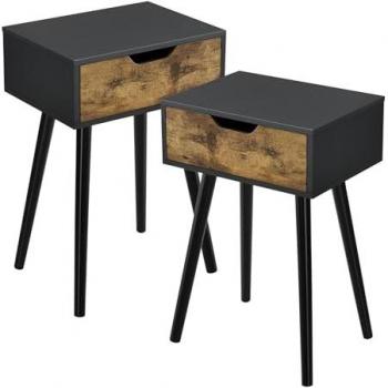 Set di 2 Comodini con Cassetto
