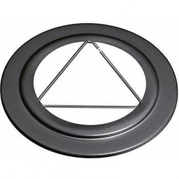 Rosace Joncoux 125 mm pour Tuyau Émail Noir