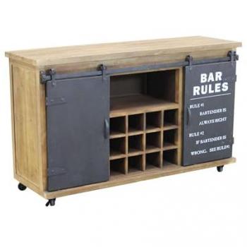 Credenza Interna con Ante Scorrevoli