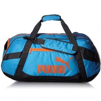 Puma TR Duffle Bag M Sac de plein air Bleu Aster Asphalte Rouge