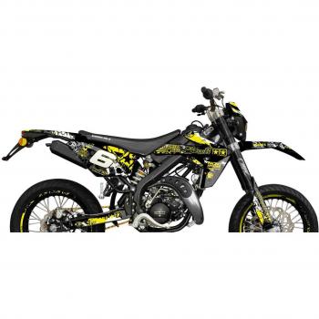 Kit decorativo carene 22 pezzi Stage6 giallo nero Rieju MRT 2009-2022