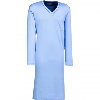 Novila Damen Nachthemd Interlock – Himmelsblau, Größe 54/56