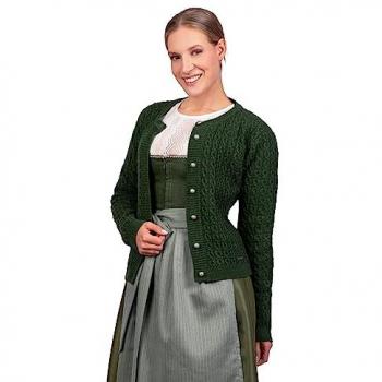 Strickjacke Marlene in moosgrün