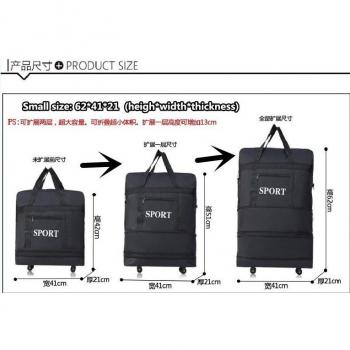 Folding Waterproof Travel Bag with Wheels