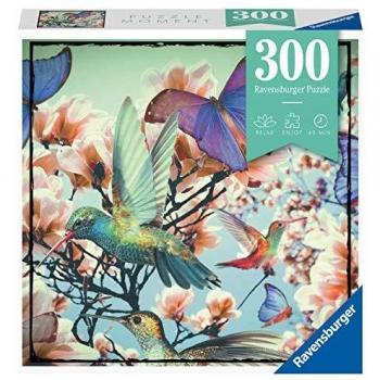 Puzzle de 300 piezas Colibríes y mariposas