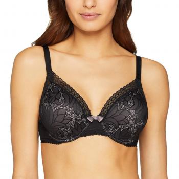 Sujetador Playtex Invisible Elegance, Color Negro, Talla 95C