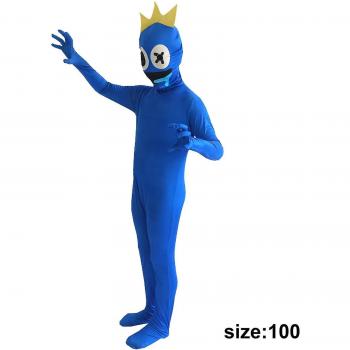 Tenue Jumpsuit Blue Monster Rainbow Friends pour Enfants et Adultes