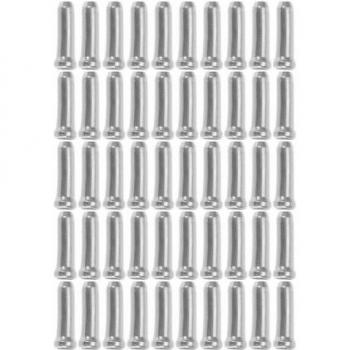 Pack de 50 embouts pour câbles de vélo en aluminium