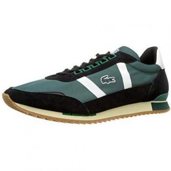 Lacoste Herren Partner Retro 319 1 SMA Sneaker, Dunkelgrün/Offwhite, 42 EU
