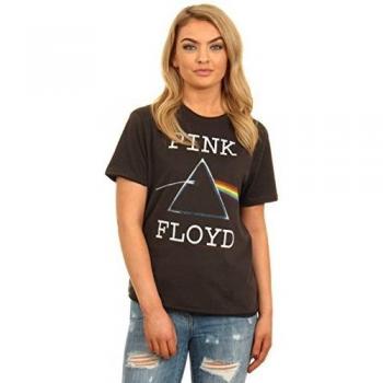 Amplified Men's Pink Floyd-Dark Side of The Moon T-Shirt, Grey (Charcoal Cc), Size XL