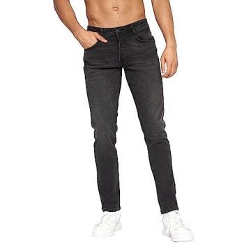 Crosshatch Men’s Malcolm Slim Fit Jeans – Black, W36, L30
