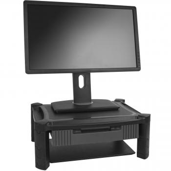StarTech.com Height Adjustable Monitor Stand with Drawer