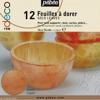 Fogli Rame Pebeo Deco Foglia D'Oro