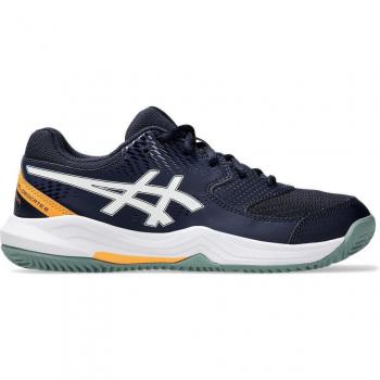 ASICS Enfants Padel Gel‑Dedicated 8 GS – Bleu Intense + Blanc