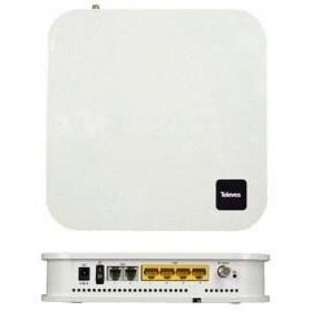 Enlace GPON 4XGBE + 2FXS + 2USB con Conexión Inalámbrica