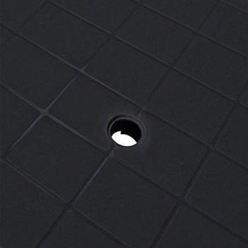 Table de jardin Faretto en plastique anthracite 101x68 cm