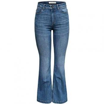 JACQUELINE de YONG Schlagjeans Flare Jeans JDYNWFLORA Denim High Waist Schlag Hose (1-tlg) JDYFLORA FLARED HIGH MB NOOS DNM