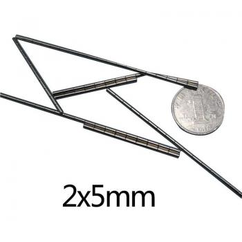 Permanent 2x5mm Thin Neodymium Magnets