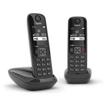 Gigaset AS690 Duo Téléphone Dect, Avec Handset Supplémentaire, Noir